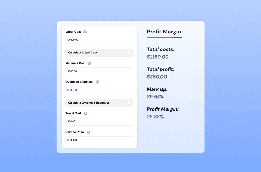 Business calculators