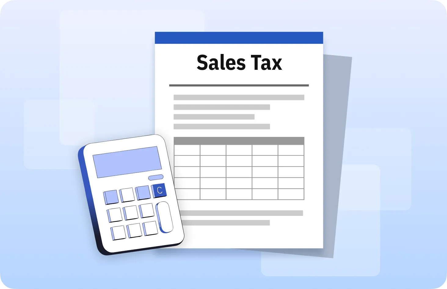Sales tax calculator