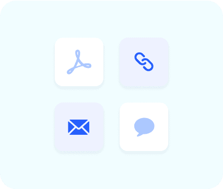 Multiple ways to share